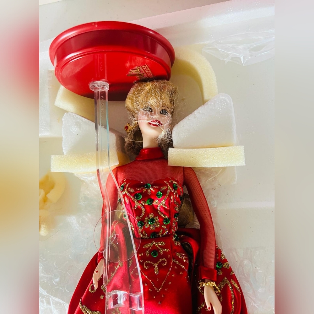 Vintage holiday gift holiday porcelain Barbie collection Barbie limited edition - Picture 6 of 14